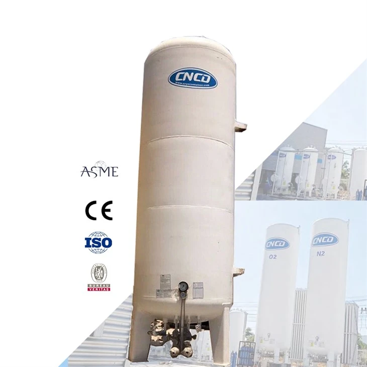 50M3 16Bar Cryogene Lar Drukvaten Industriële Vloeibare Argon Opslagtank Voor Cilindervulling
